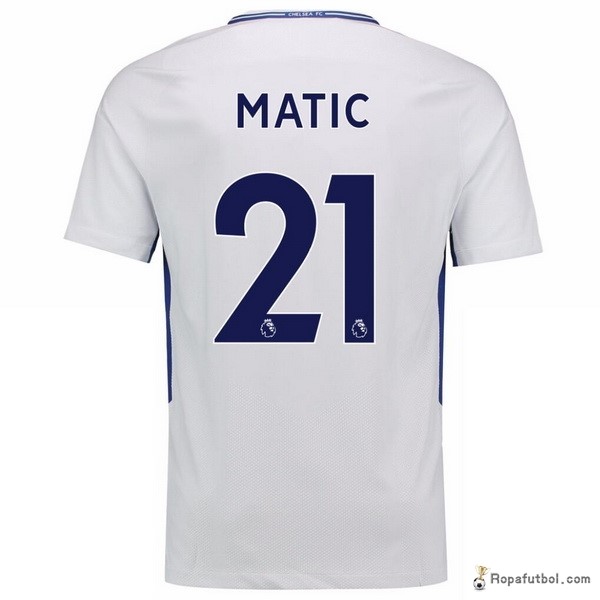 Camiseta Chelsea Replica Segunda Ropa Matic 2017/18